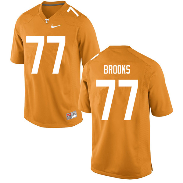 Men #77 Devante Brooks Tennessee Volunteers College Football Jerseys Sale-Orange